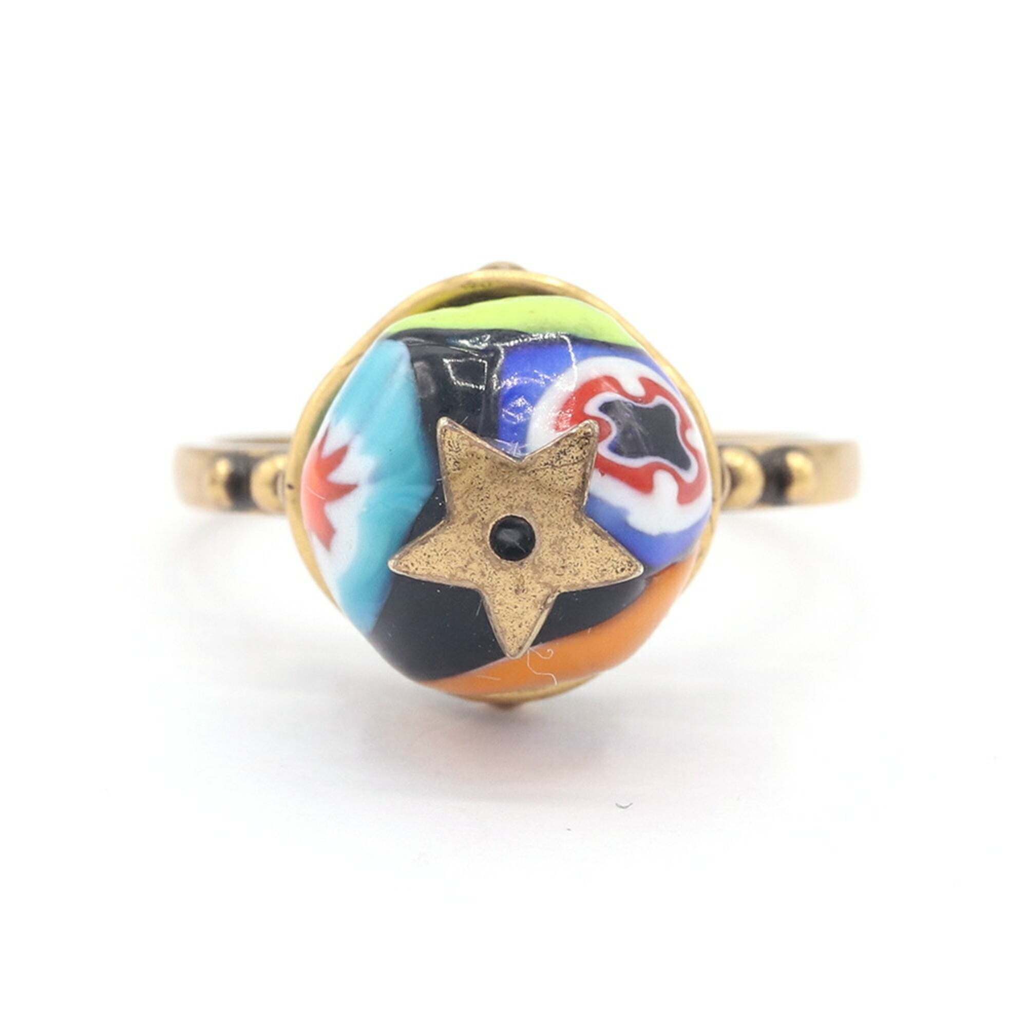 Christian Dior Dior Ring Niki De Saint Phalle Die Moulin Multicolor Gold Meta